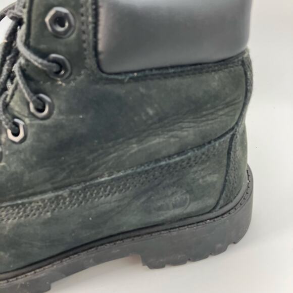 Timberland Youth Black Nubuck Waterproof Boots Sz‎ 1 Primaloft Insulated 12707 - Picture 6 of 8
